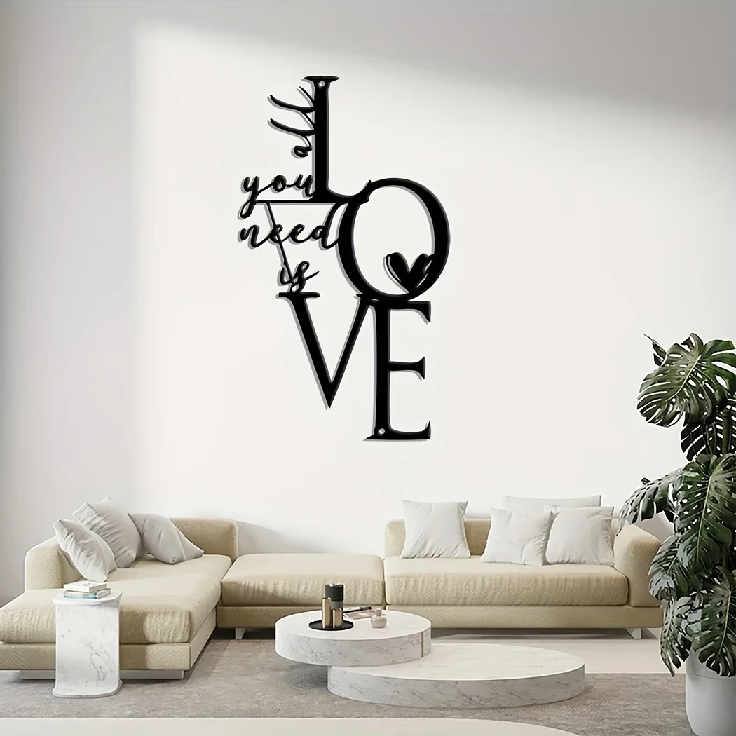 Interior Design Modern - HelloYoung 1pc Metal Wall Hanging Ornament,