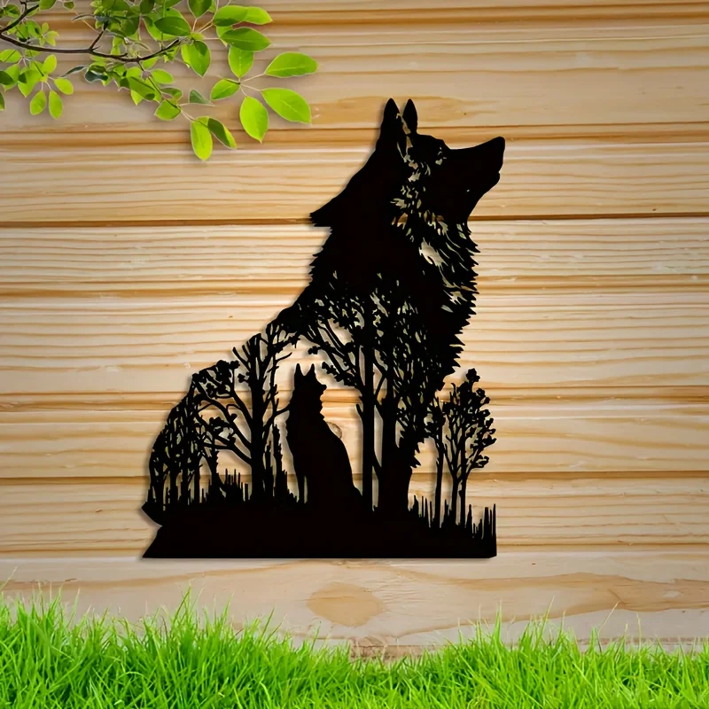 Interior Design Modern - HelloYoung Wolf Decor Black Wolf Wall