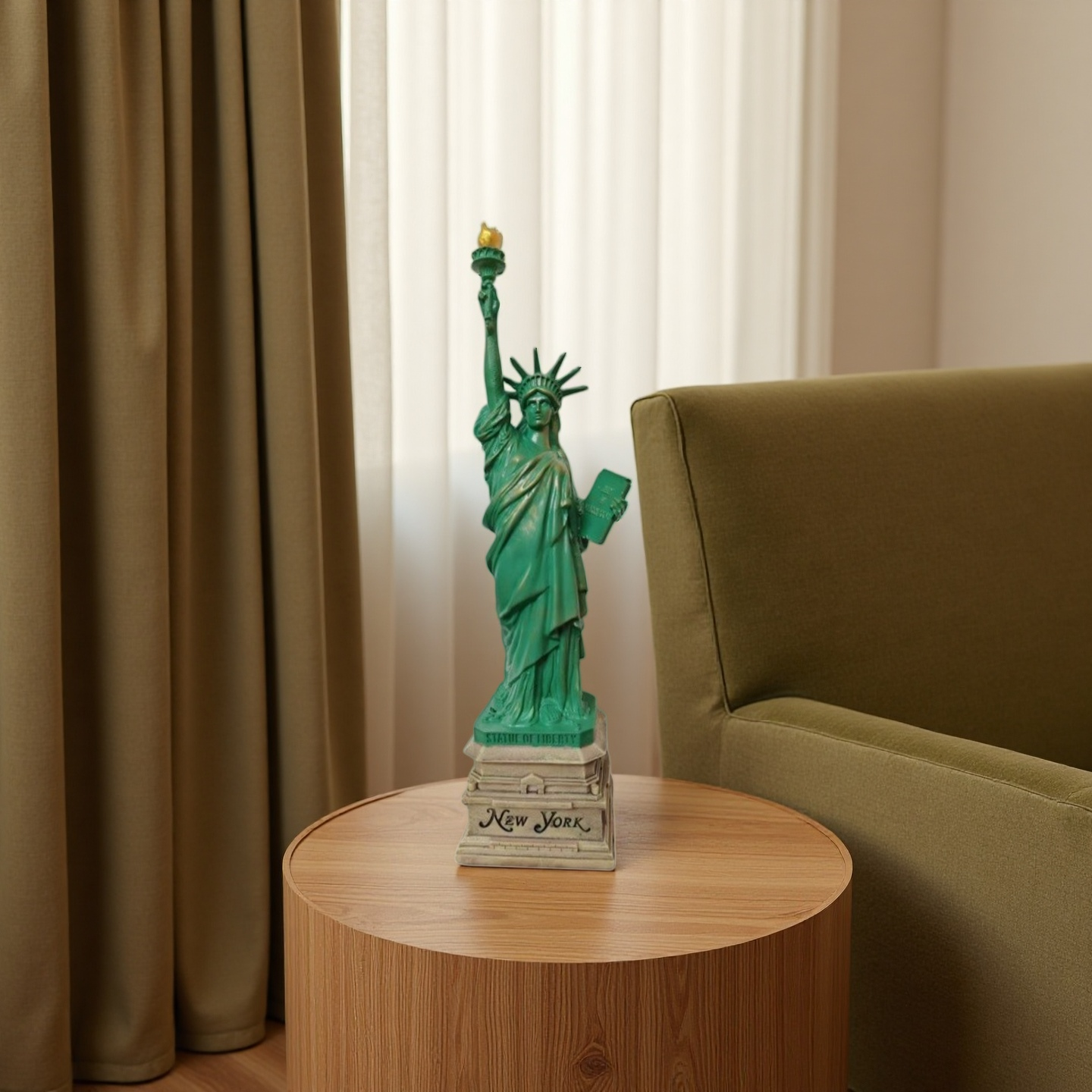 Interior Design Home Decor - Statue of Liberty resin Statue Desk