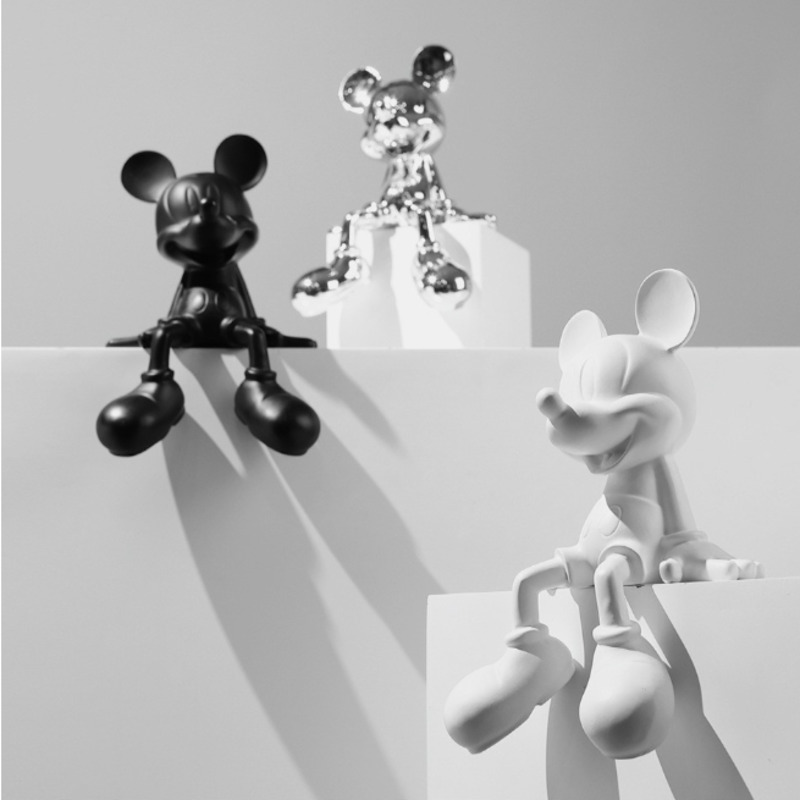 Cartoon Mickey Mouse Statue Re - Interior Design Home Decor บทวิจารณ์และราคา