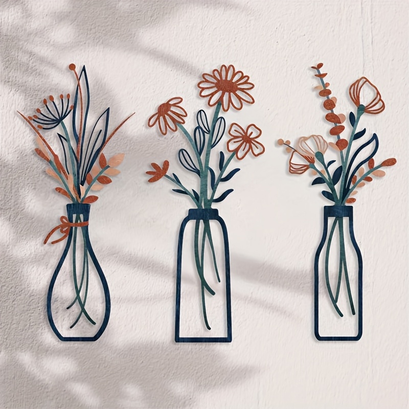 3 Large Floral Wall Art Sculpt - Interior Design Modern บทวิจารณ์และราคา
