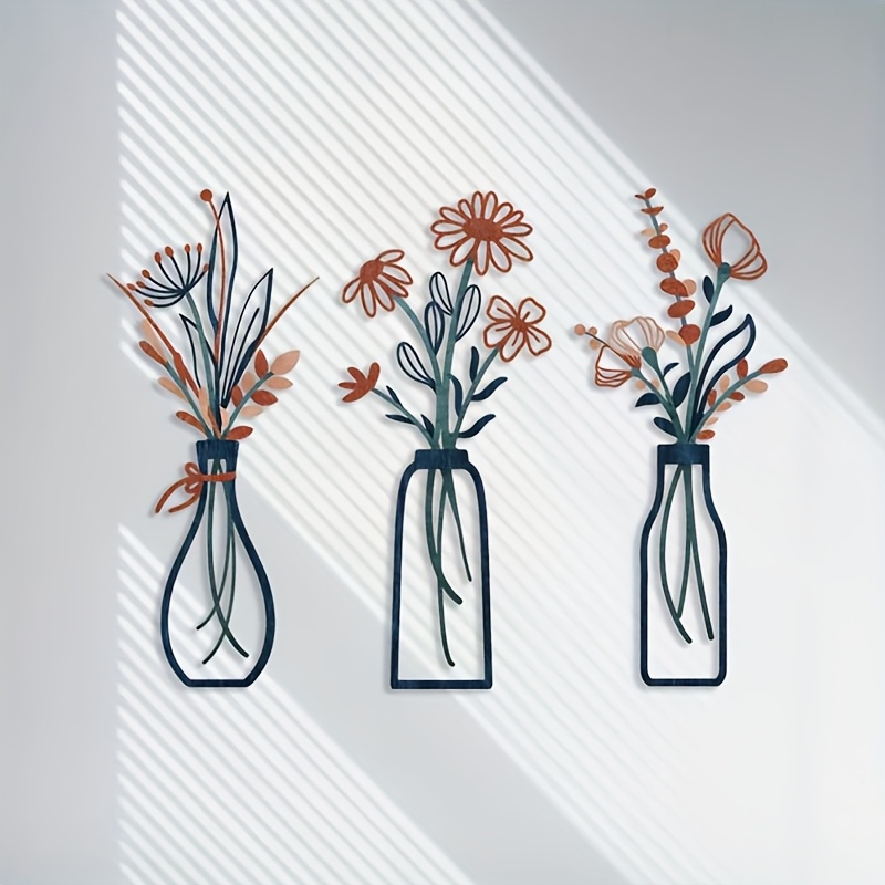 3 Large Floral Wall Art Sculpt - Interior Design Modern บทวิจารณ์และราคา
