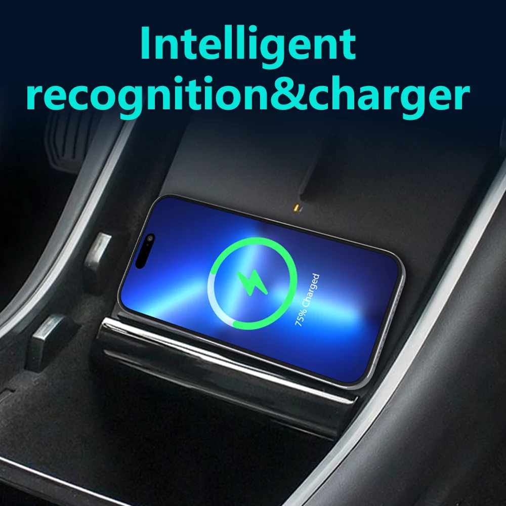 Wireless Car Charger for Tesla - Interior Design Mockup บทวิจารณ์และราคา