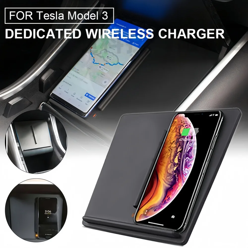 Wireless Car Charger for Tesla - Interior Design Mockup บทวิจารณ์และราคา