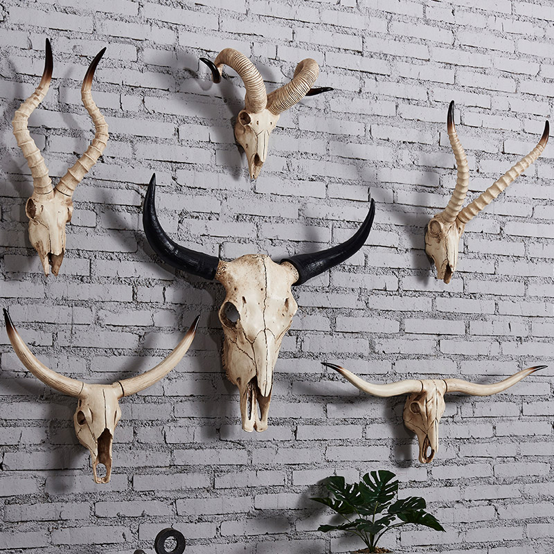 Artificial Cow Skull Sheep Sku - Interior Design Home Decor บทวิจารณ์และราคา