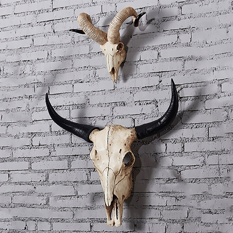 Artificial Cow Skull Sheep Sku - Interior Design Home Decor บทวิจารณ์และราคา