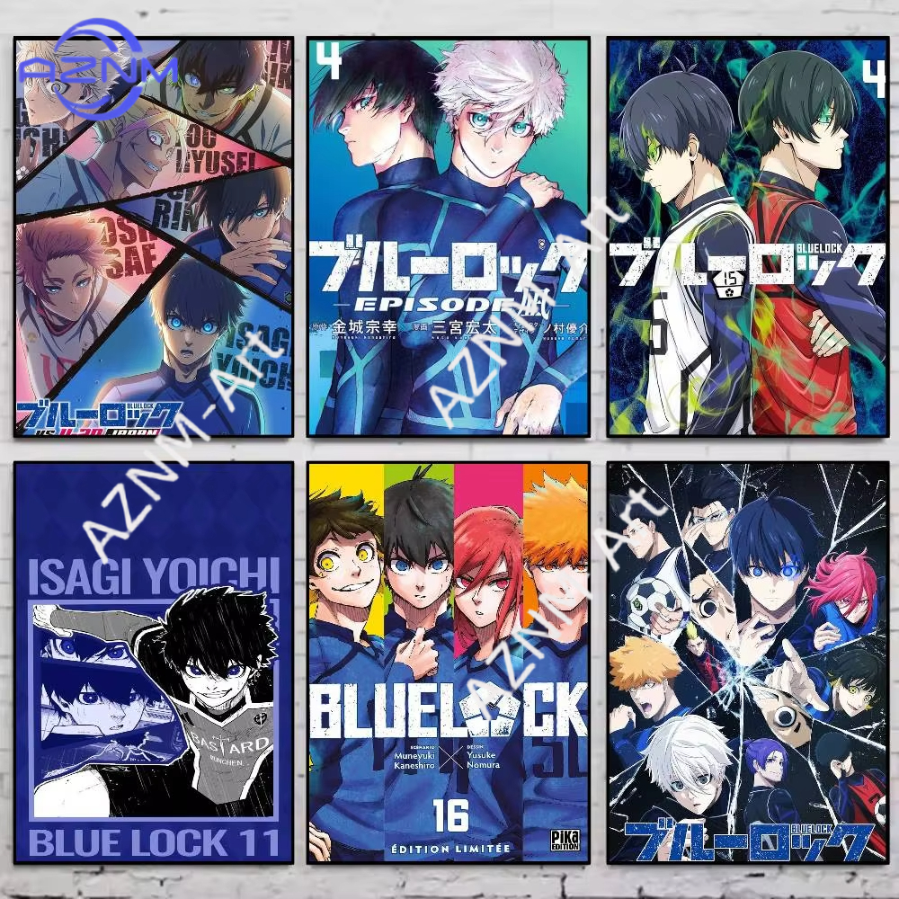 B-BLUE LOCK Isagi Yoichi Poste - Interior Design Home Decor บทวิจารณ์และราคา