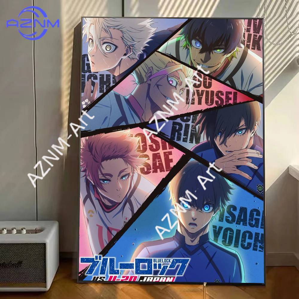 B-BLUE LOCK Isagi Yoichi Poste - Interior Design Home Decor บทวิจารณ์และราคา