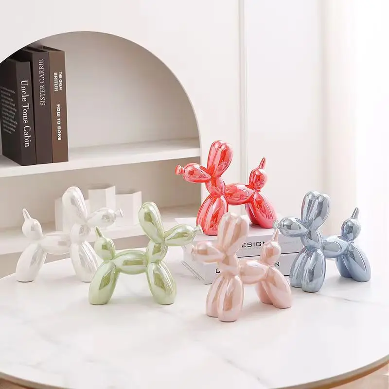 Nordic Ceramic Balloon Dog Abs - Interior Design Home Decor บทวิจารณ์และราคา