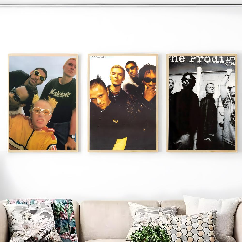 Music Band The P-Prodigy Poste - Interior Design Poster บทวิจารณ์และราคา