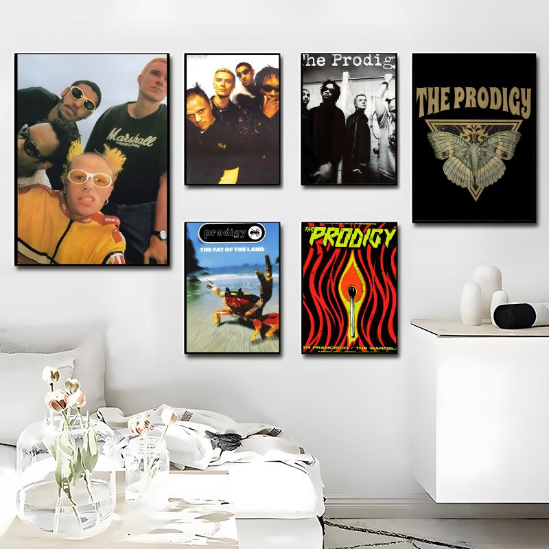 Music Band The P-Prodigy Poste - Interior Design Poster บทวิจารณ์และราคา