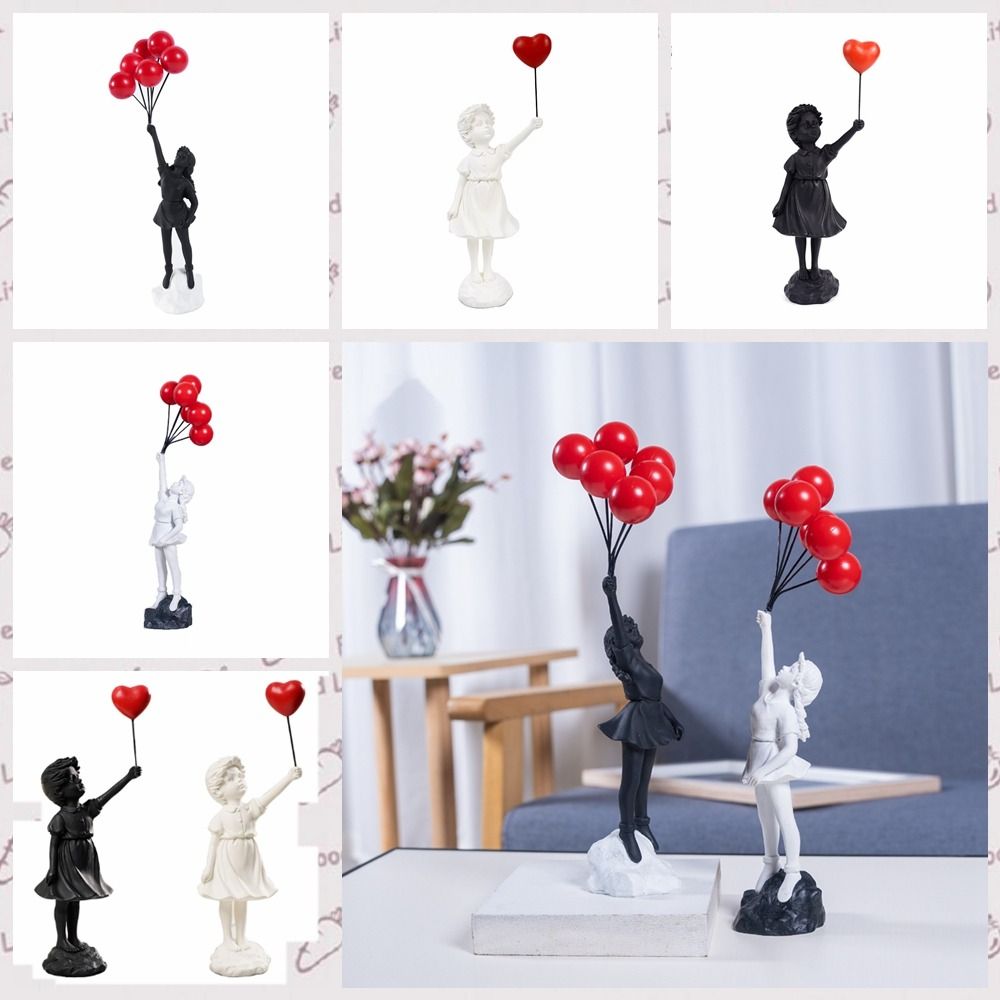 Resin Banksy Figurines for Int - Interior Design Home Decor บทวิจารณ์และราคา