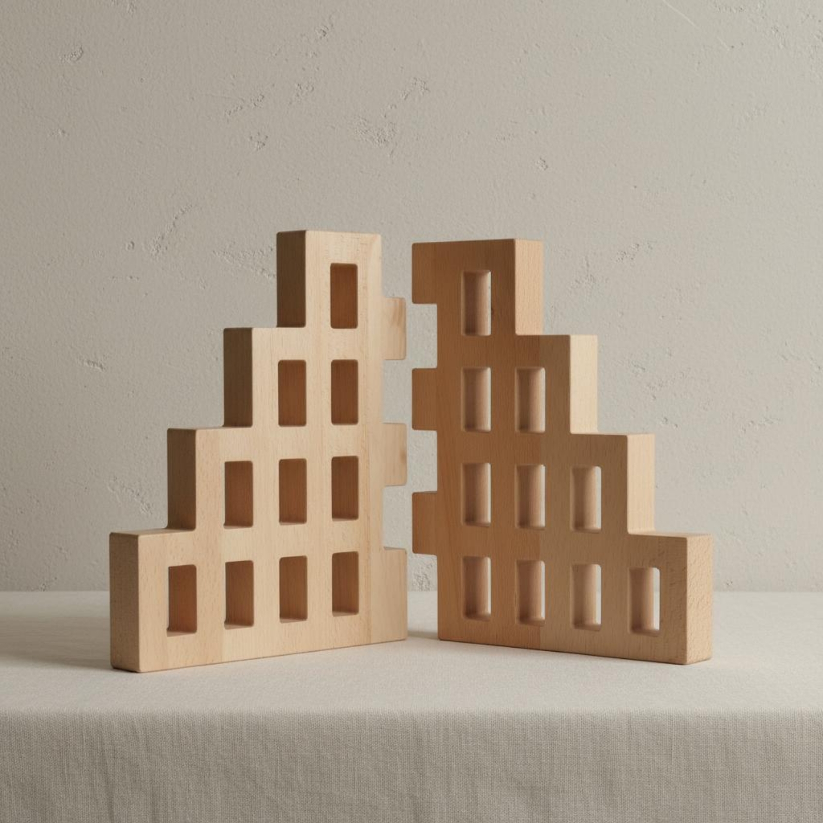 2 Pieces House-Shaped Wall Pan - Wall Panel 3D Texture บทวิจารณ์และราคา