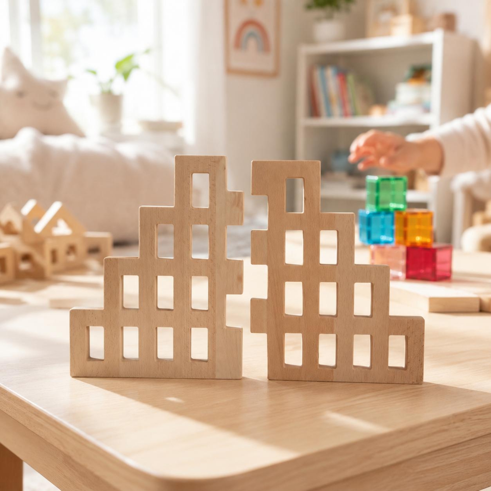 2 Pieces House-Shaped Wall Pan - Wall Panel 3D Texture บทวิจารณ์และราคา