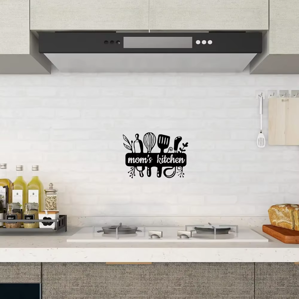 Black Metal Kitchen Pot Sign C - Interior Design Modern บทวิจารณ์และราคา