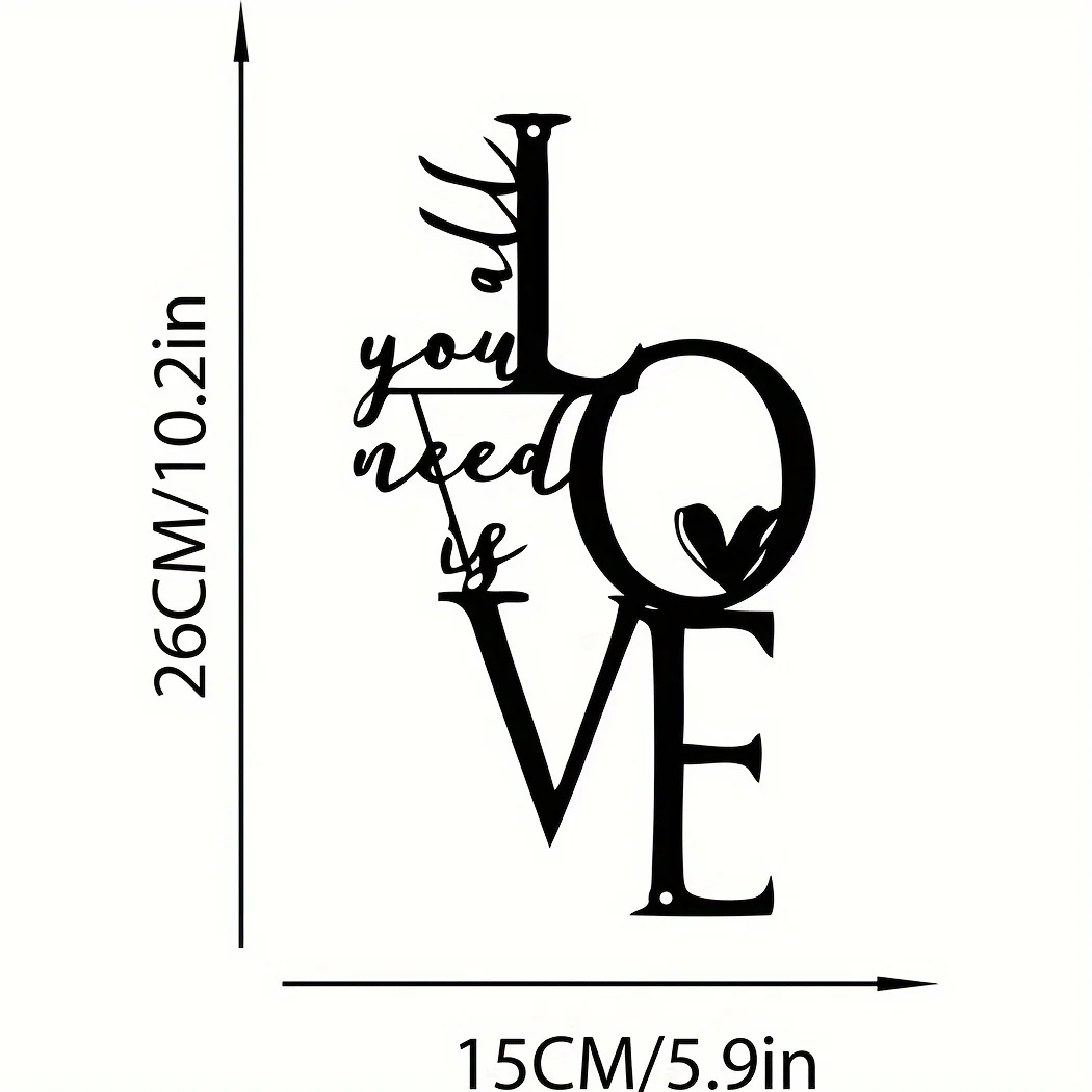 HelloYoung 1pc Metal Wall Hang - Interior Design Modern บทวิจารณ์และราคา