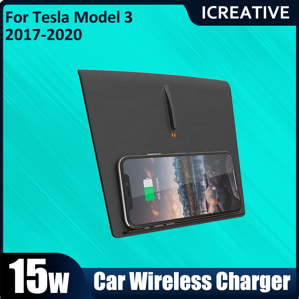 15W Wireless Charger For Tesla - Interior Design Mockup บทวิจารณ์และราคา
