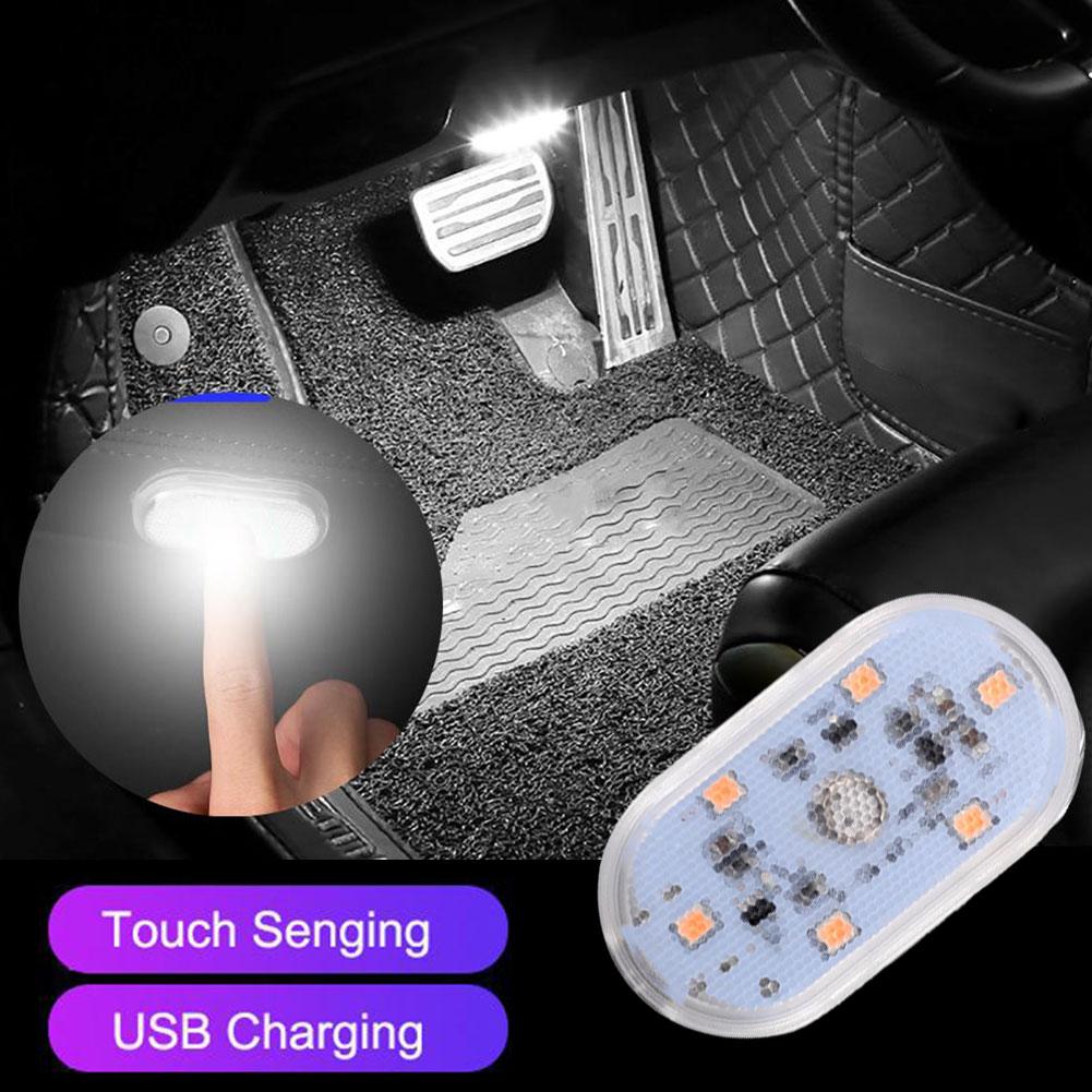 1/2/4pcs Car LED Touch Lights  - Interior Design Mood Board บทวิจารณ์และราคา