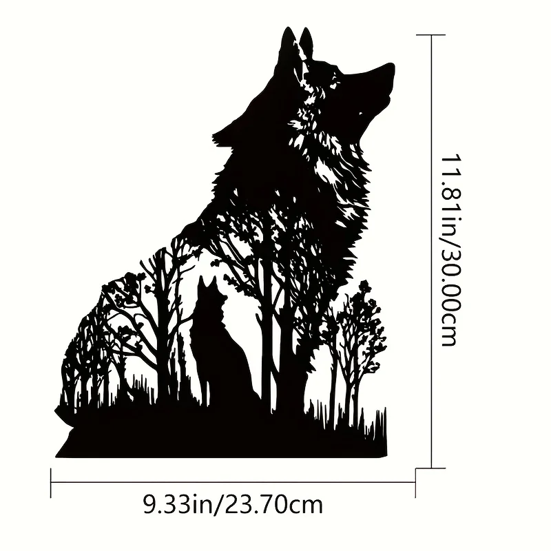 HelloYoung Wolf Decor Black Wo - Interior Design Modern บทวิจารณ์และราคา