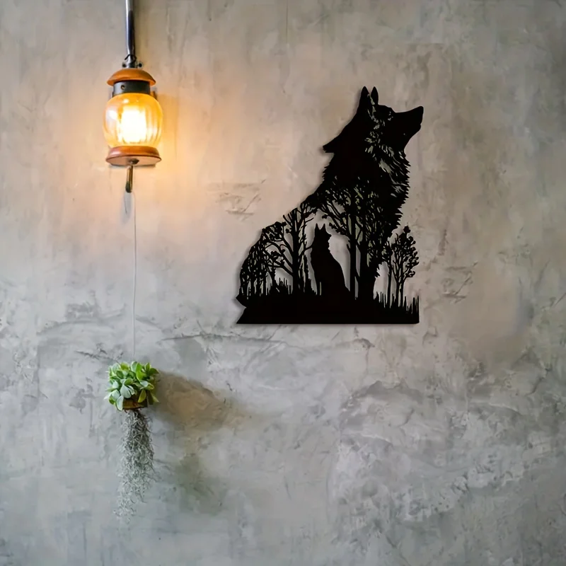 HelloYoung Wolf Decor Black Wo - Interior Design Modern บทวิจารณ์และราคา