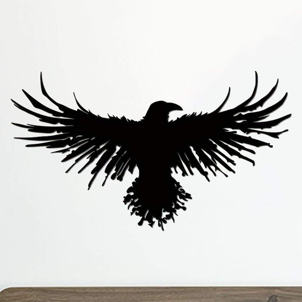Unique Black Metal Crow Wall D - Interior Design Modern บทวิจารณ์และราคา