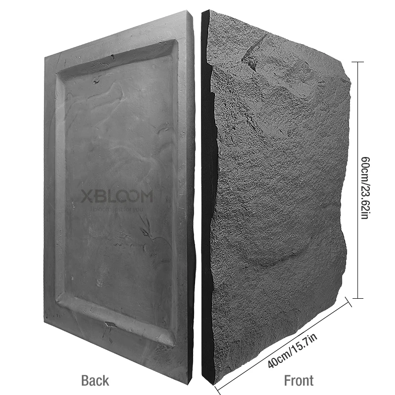 60x40cm box stone texture 3D w - Wall Panel 3D Texture บทวิจารณ์และราคา