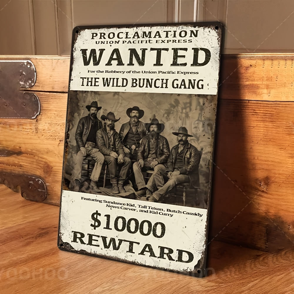 Wild West Wanted Poster Sign - - Interior Design Poster บทวิจารณ์และราคา