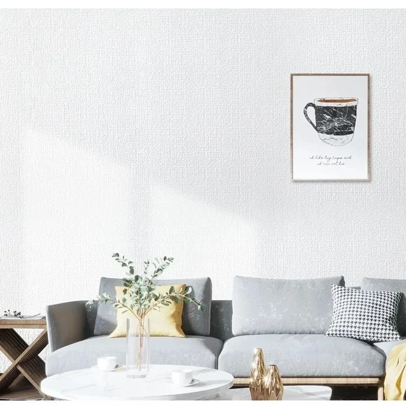 50cm Self-Adhesive 3D Linen Fo - Wall Panel 3D Texture บทวิจารณ์และราคา