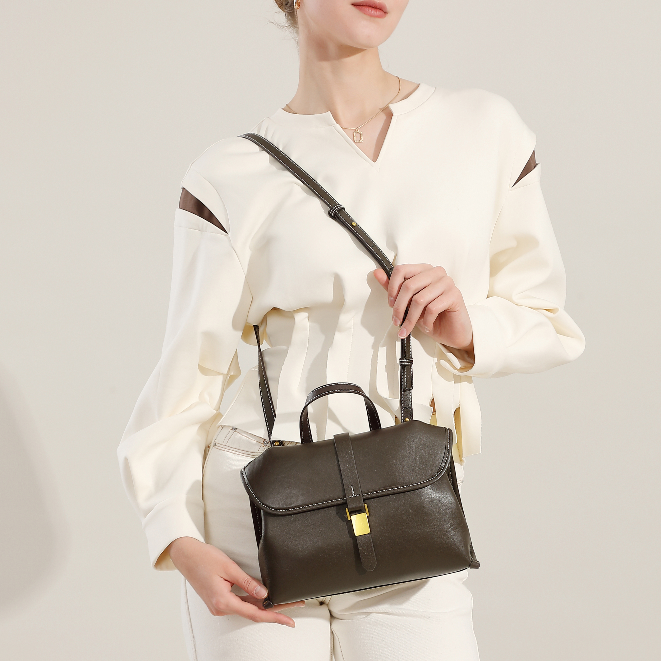 Genuine Leather Women's Handba - Interior Design Trends 2026 บทวิจารณ์และราคา