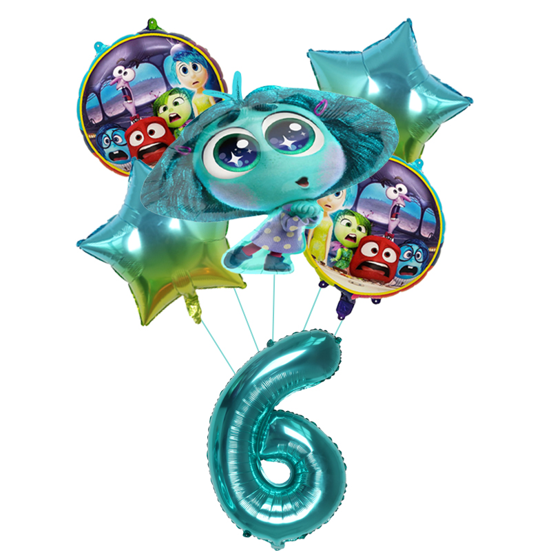 6pcs New Inside Out2 Balloons  - Interior Design Home Decor บทวิจารณ์และราคา