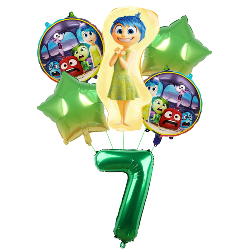 6pcs New Inside Out2 Balloons  - Interior Design Home Decor บทวิจารณ์และราคา