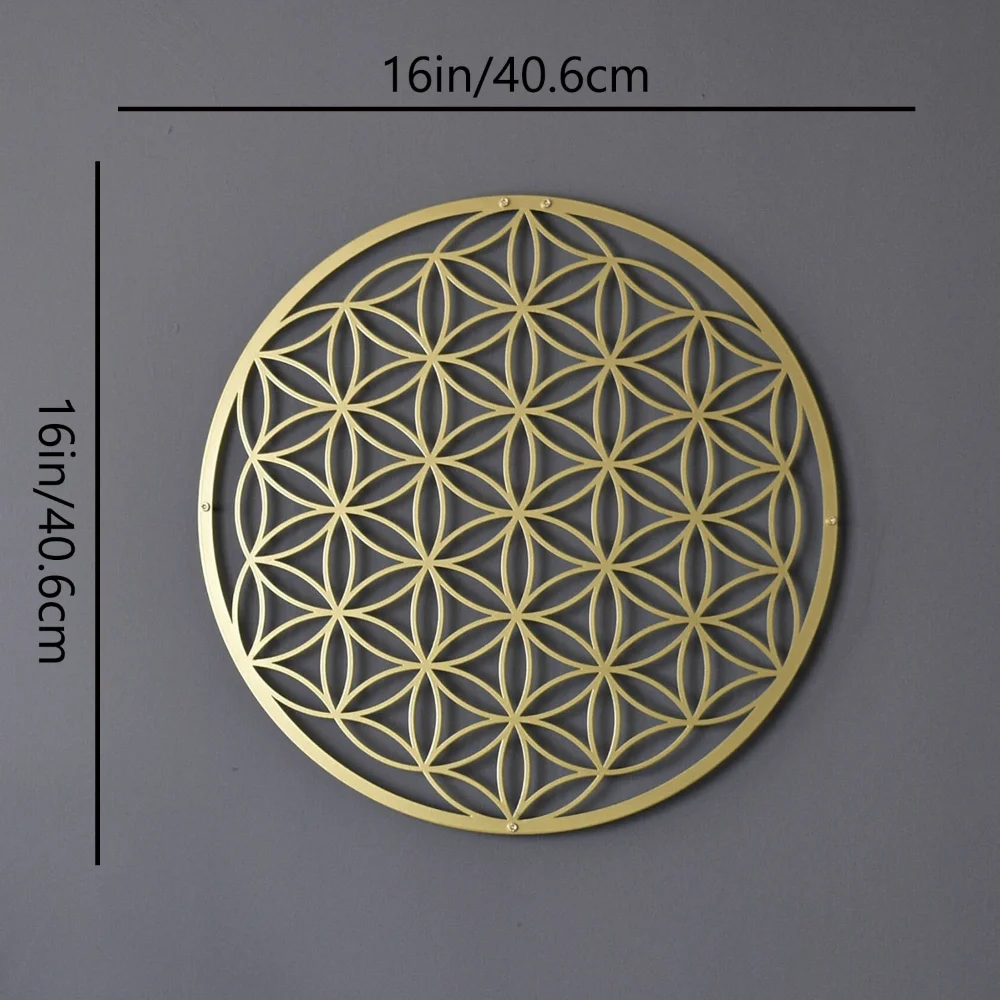 Flower of Life Metal Wall Art  - Interior Design Modern บทวิจารณ์และราคา