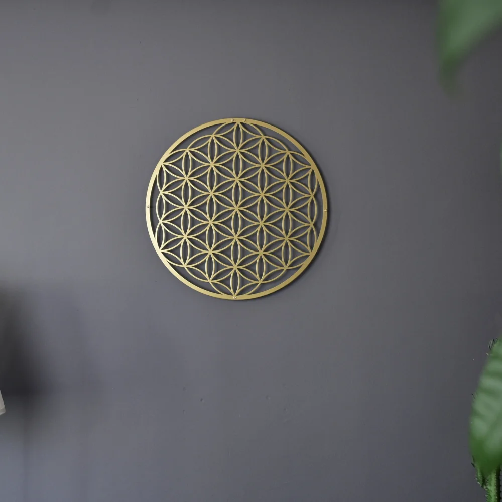 Flower of Life Metal Wall Art  - Interior Design Modern บทวิจารณ์และราคา