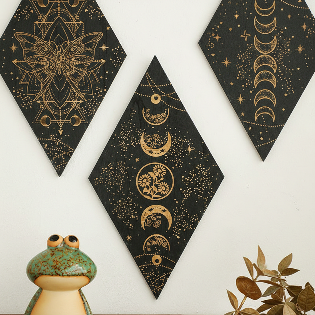 Geometric Wall Shelf Diamond T - Geometric Shelf Triangle บทวิจารณ์และราคา