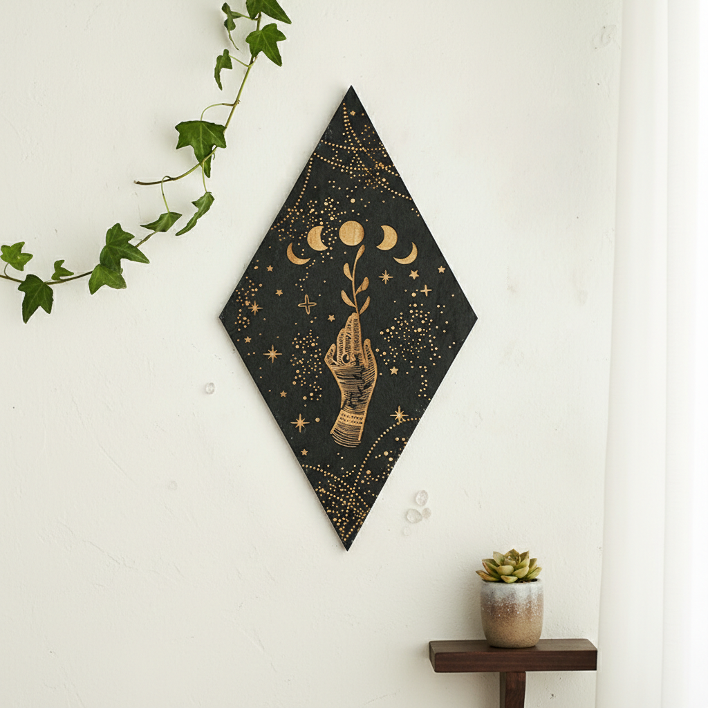 Geometric Wall Shelf Diamond T - Geometric Shelf Triangle บทวิจารณ์และราคา