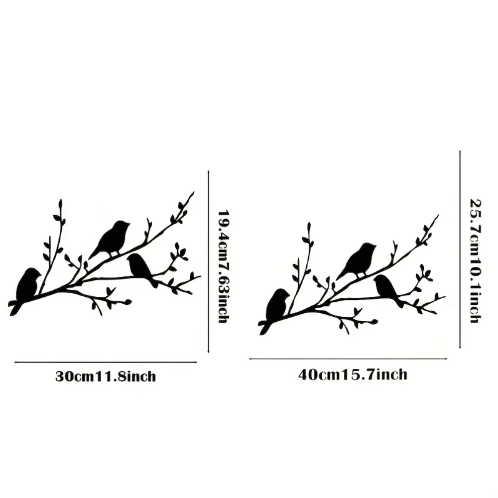 Bird On A Branch Metal Wall Ar - Interior Design Modern บทวิจารณ์และราคา