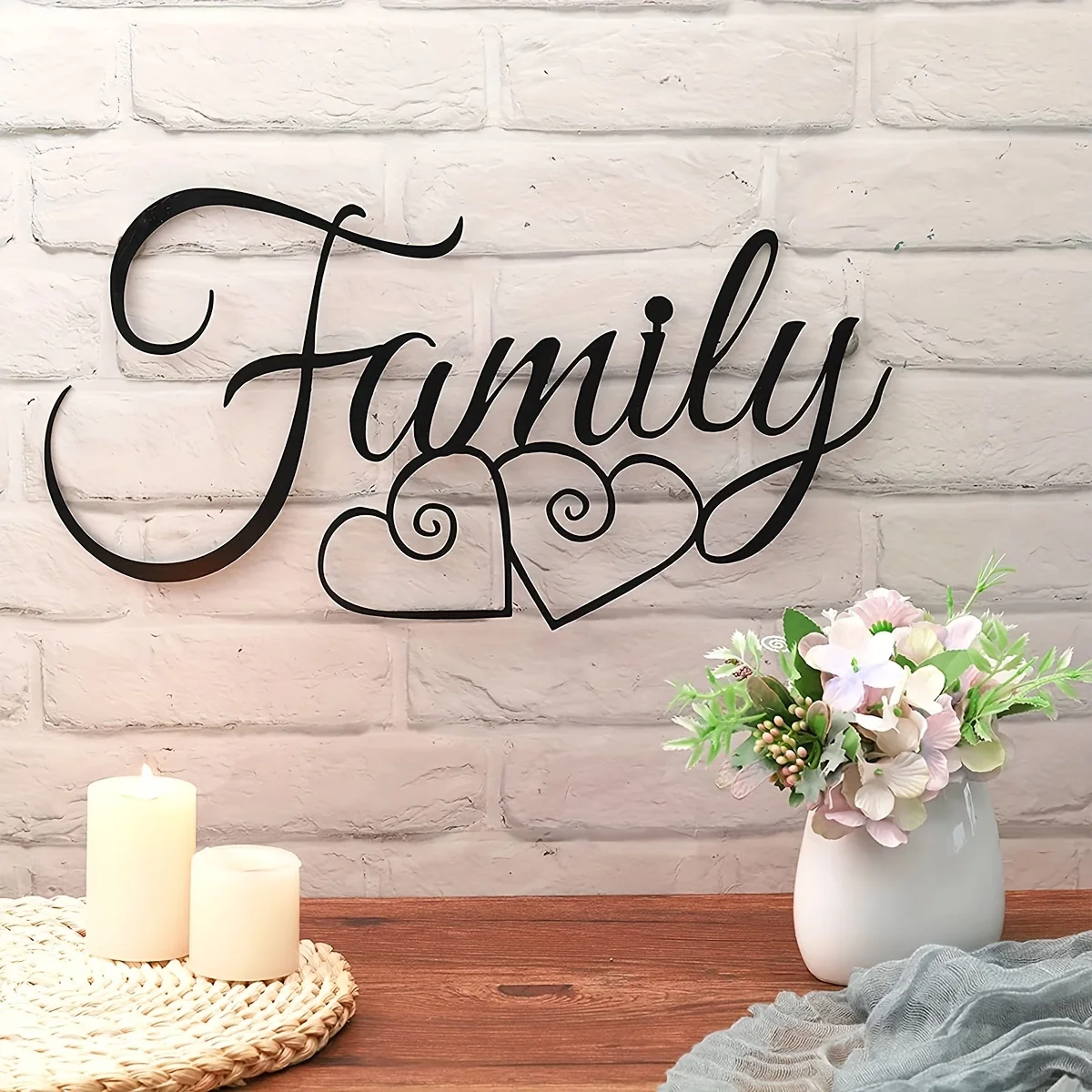 CIFBUY Family Wall Sign Metal  - Interior Design Modern บทวิจารณ์และราคา