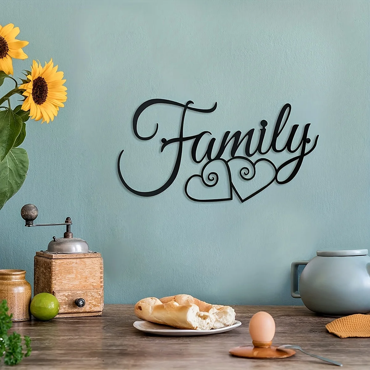 CIFBUY Family Wall Sign Metal  - Interior Design Modern บทวิจารณ์และราคา
