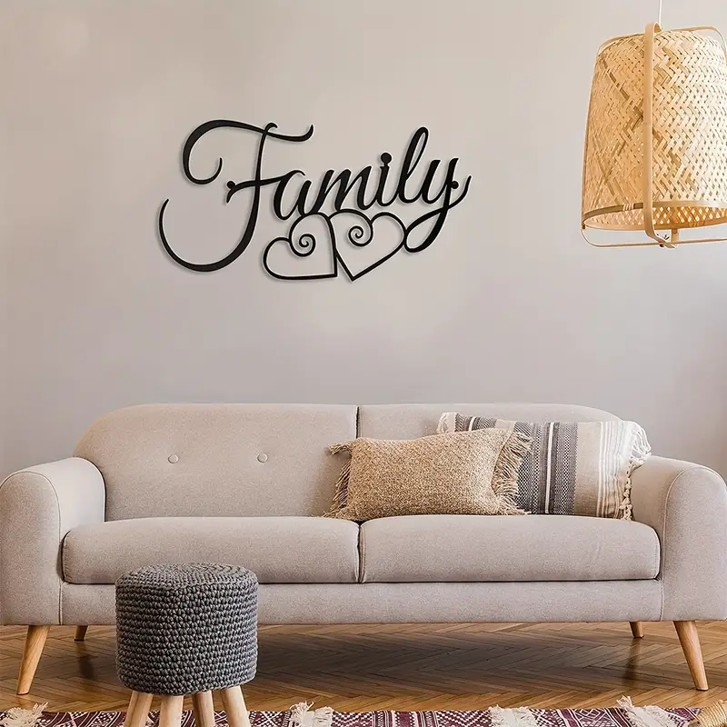CIFBUY Family Wall Sign Metal  - Interior Design Modern บทวิจารณ์และราคา