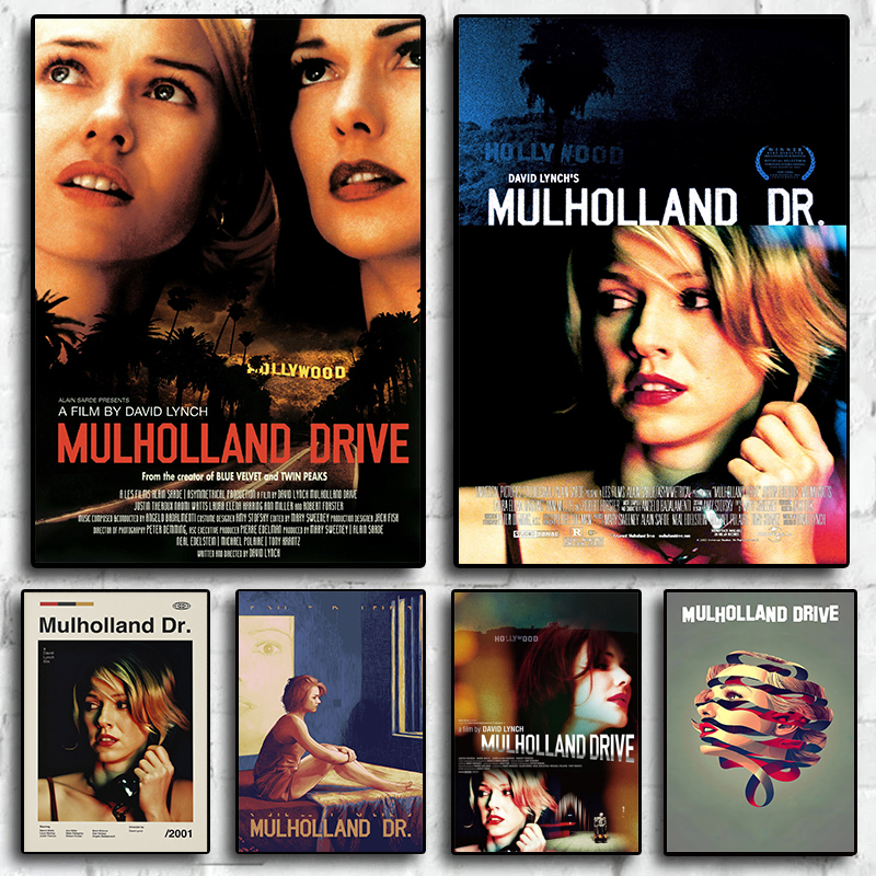 Retro Classic Movie Mulholland - Interior Design Poster บทวิจารณ์และราคา