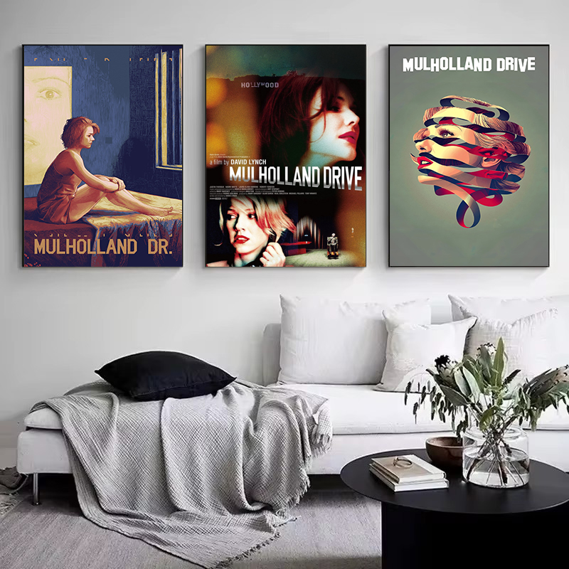 Retro Classic Movie Mulholland - Interior Design Poster บทวิจารณ์และราคา