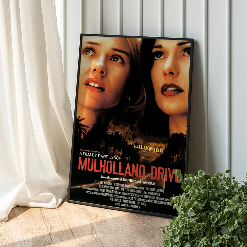 Retro Classic Movie Mulholland - Interior Design Poster บทวิจารณ์และราคา