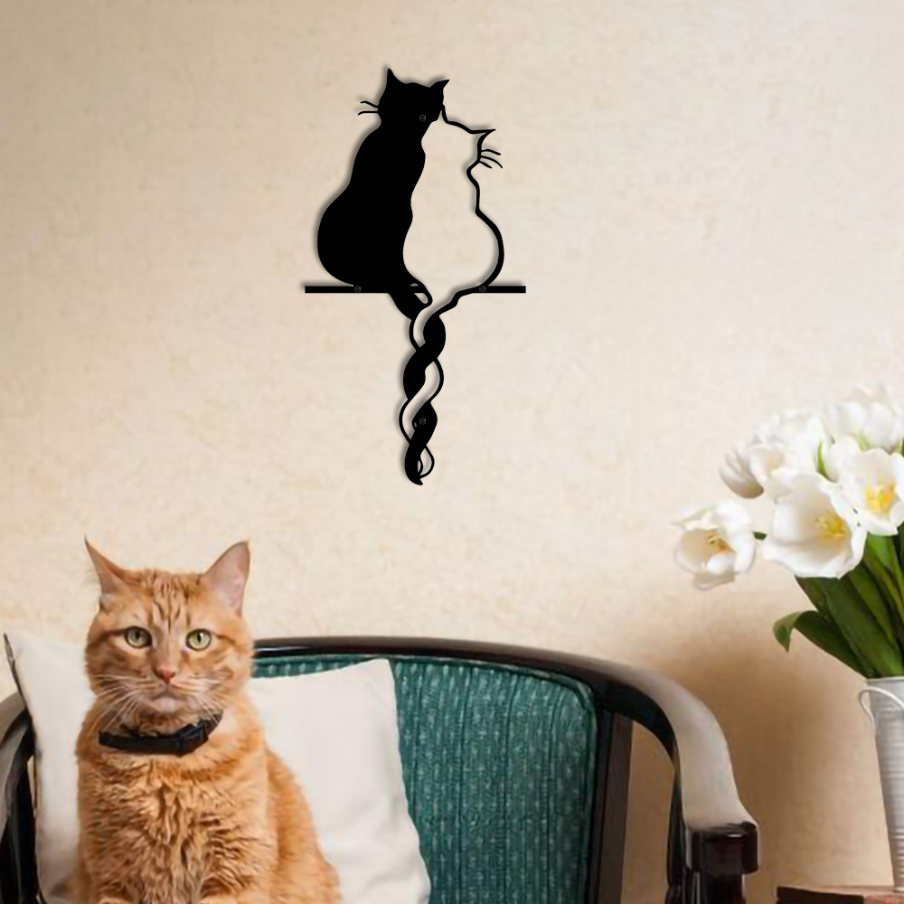 Metal Lovers Cat Wall Art Hang - Interior Design Modern บทวิจารณ์และราคา