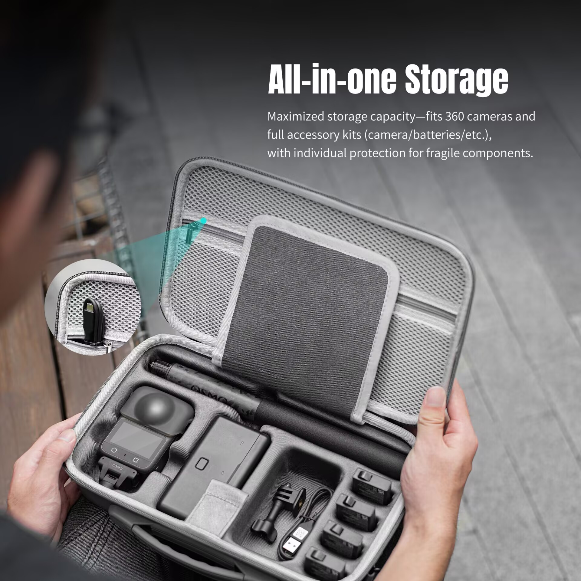 STARTRC Storage Bag for DJI OS - Interior Design Mockup บทวิจารณ์และราคา