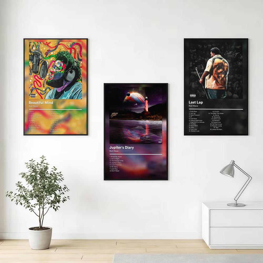 Emotional Rap R-Rod Wave Poste - Interior Design Poster บทวิจารณ์และราคา