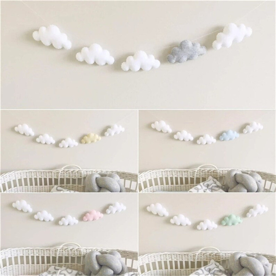 Nordic Felt Cloud Garlands Str - Interior Design Modern บทวิจารณ์และราคา