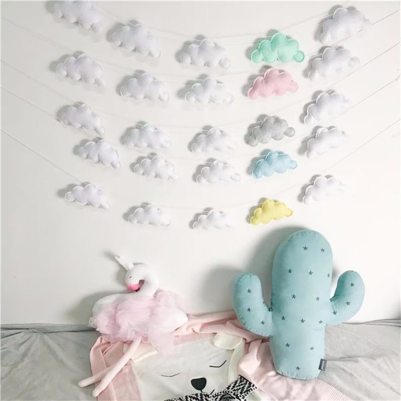Nordic Felt Cloud Garlands Str - Interior Design Modern บทวิจารณ์และราคา