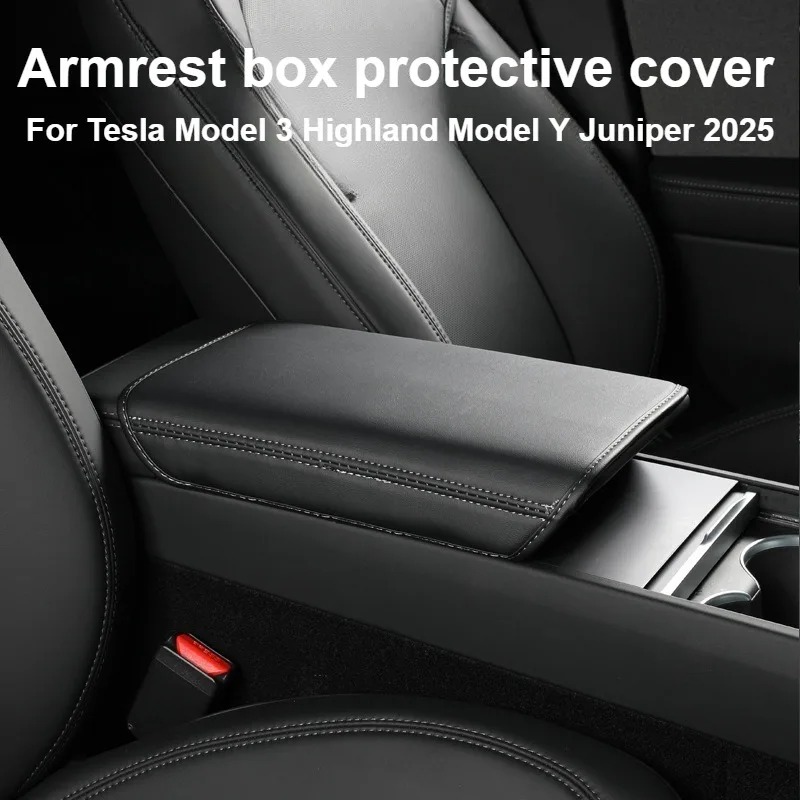 Leather Armrest Cover For Tesl - Interior Design Mockup บทวิจารณ์และราคา