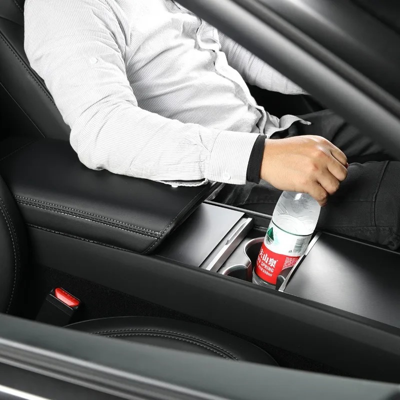 Leather Armrest Cover For Tesl - Interior Design Mockup บทวิจารณ์และราคา